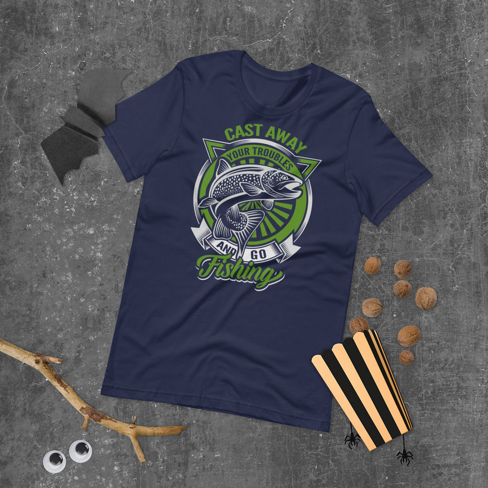 Thumbnail: Trout-fishing-Short-Sleeve Graphic T-Shirt