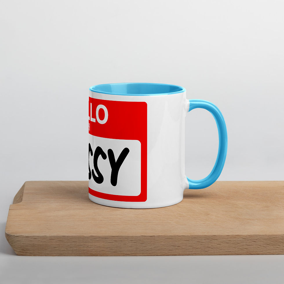 Thumbnail: Hello I'm Bossy. Mug with Color Inside