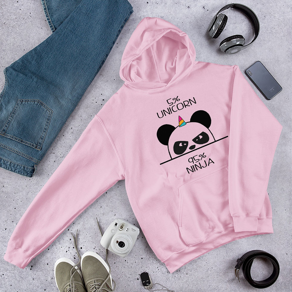 Thumbnail: Unicorn-Ninja-Panda Hoodie