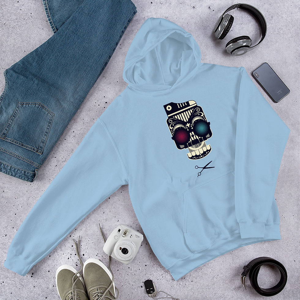 Thumbnail: Dia de Muerte Skull II 677 Hoodie