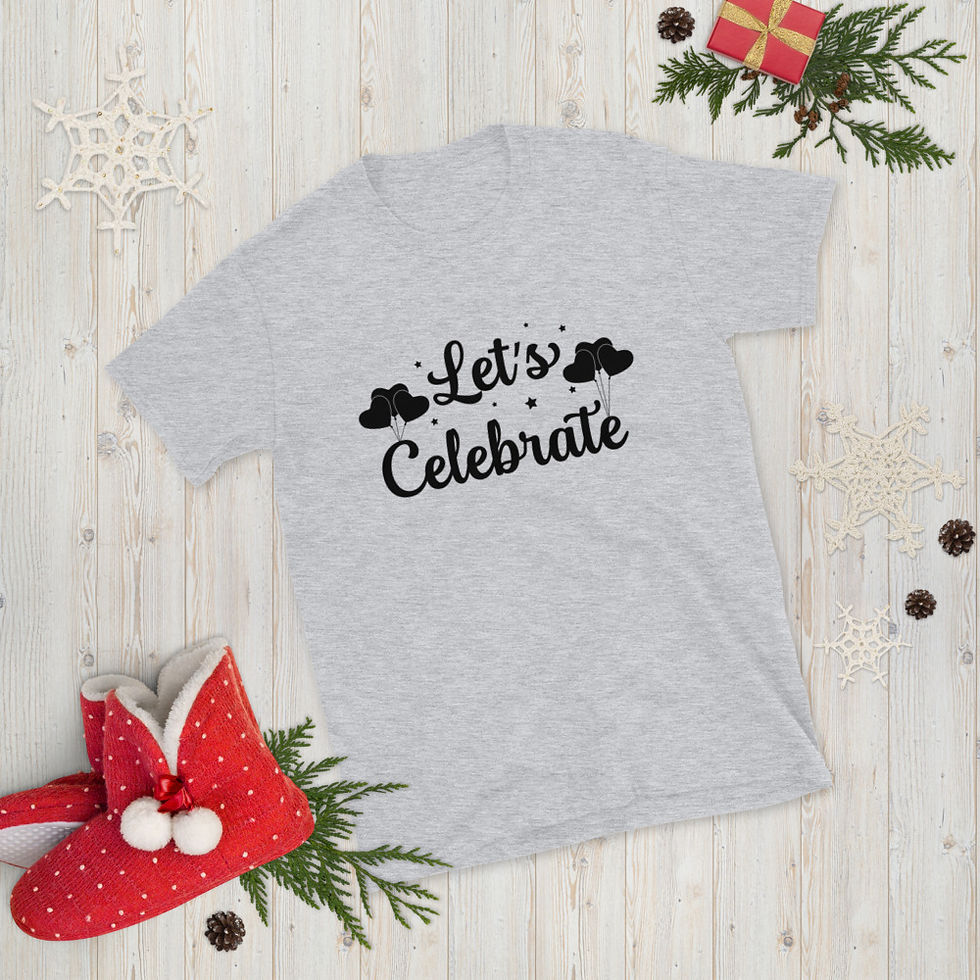 Thumbnail: Lets-celebrate Short-Sleeve T-Shirt