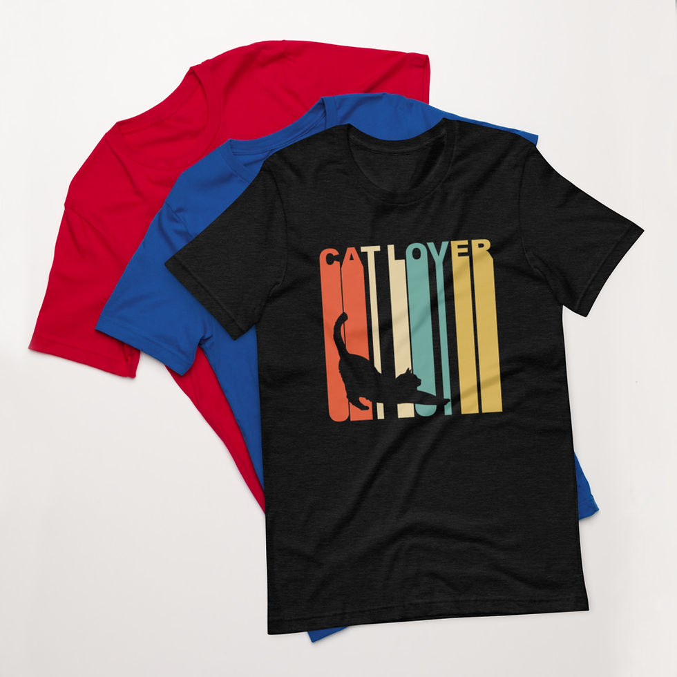 Thumbnail: Cat Lover Short-Sleeve Graphic T-Shirt