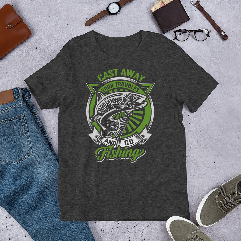 Thumbnail: Trout-fishing-Short-Sleeve Graphic T-Shirt