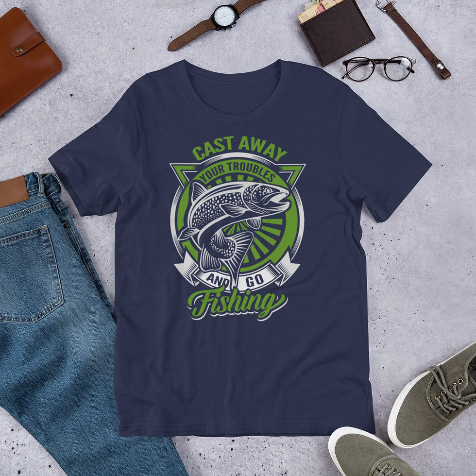 Thumbnail: Trout-fishing-Short-Sleeve Graphic T-Shirt