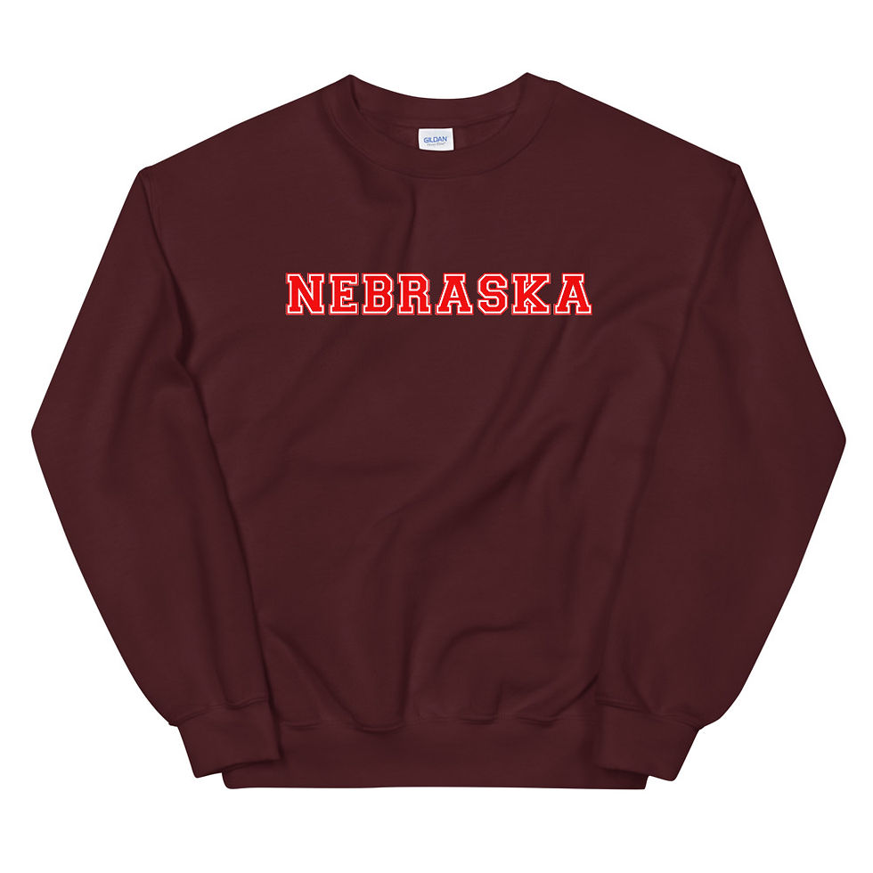 Thumbnail: Nebraska Qarğıdalı Huskers Kolleci Çap Sweatshirt