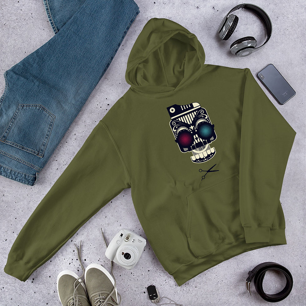 Thumbnail: Dia de Muerte Skull II 677 Hoodie