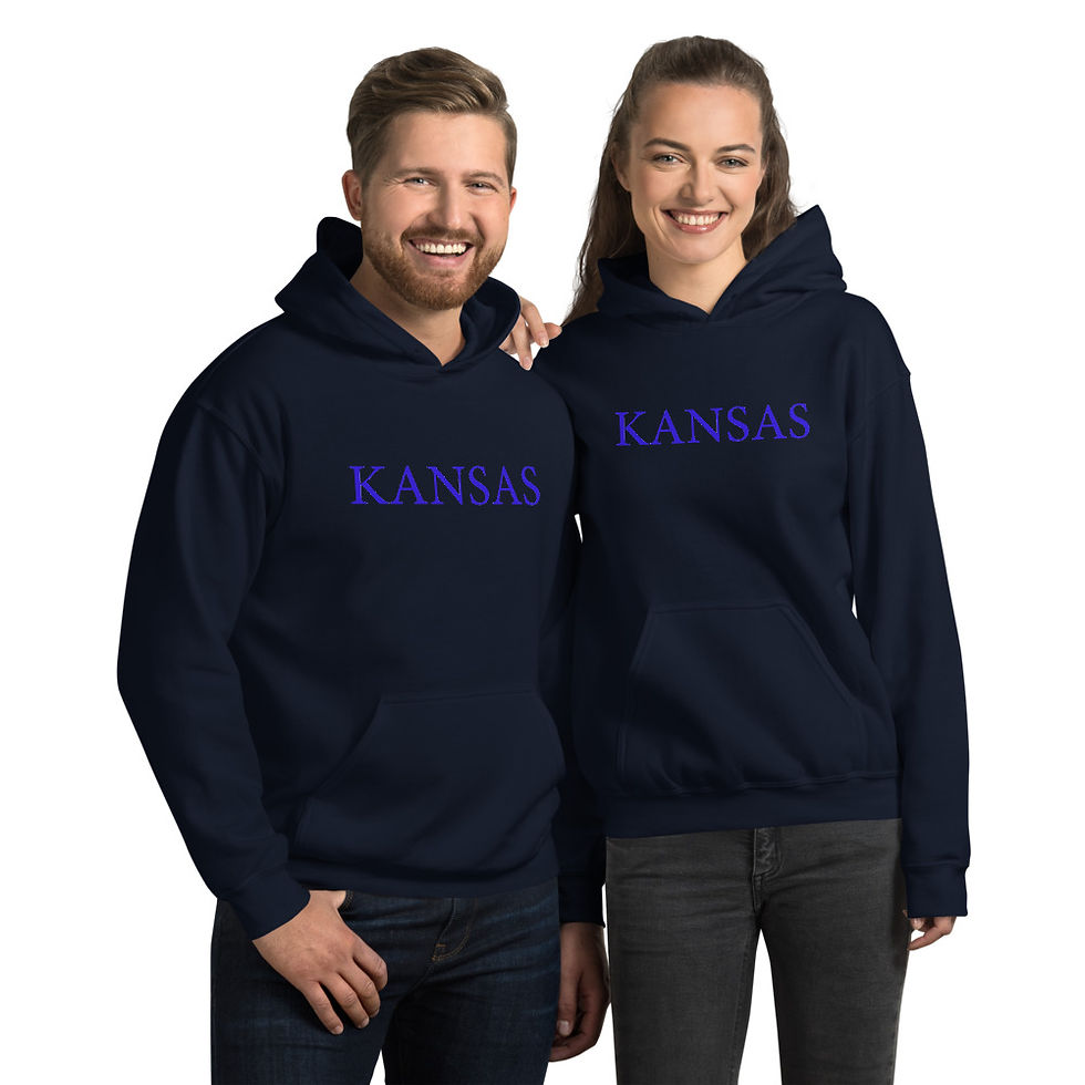 Thumbnail: Kansas Jayhacks  College Print Hoodie