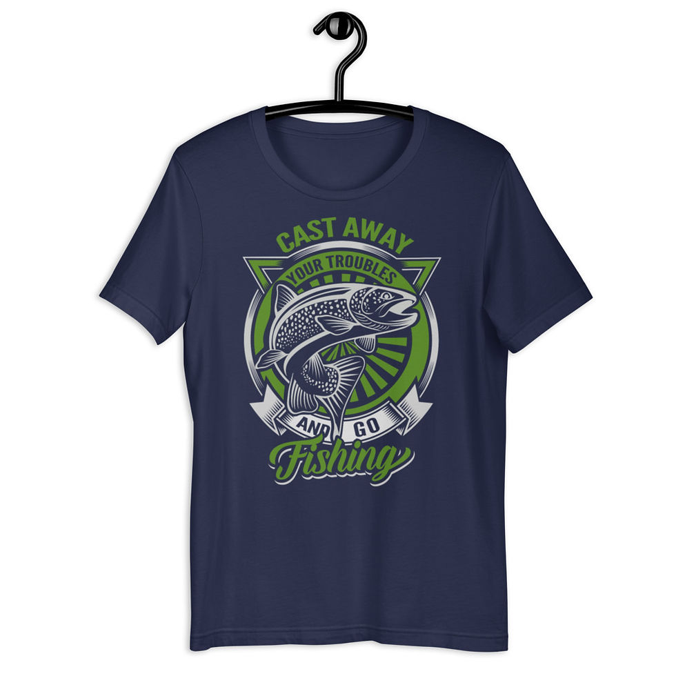 Thumbnail: Trout-fishing-Short-Sleeve Graphic T-Shirt