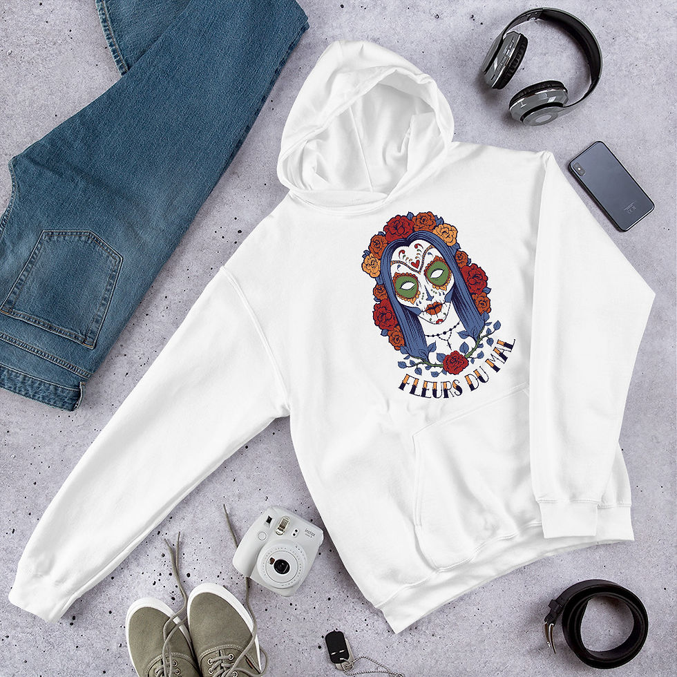 Thumbnail: Dia de Muerte Skull 669 Hoodie