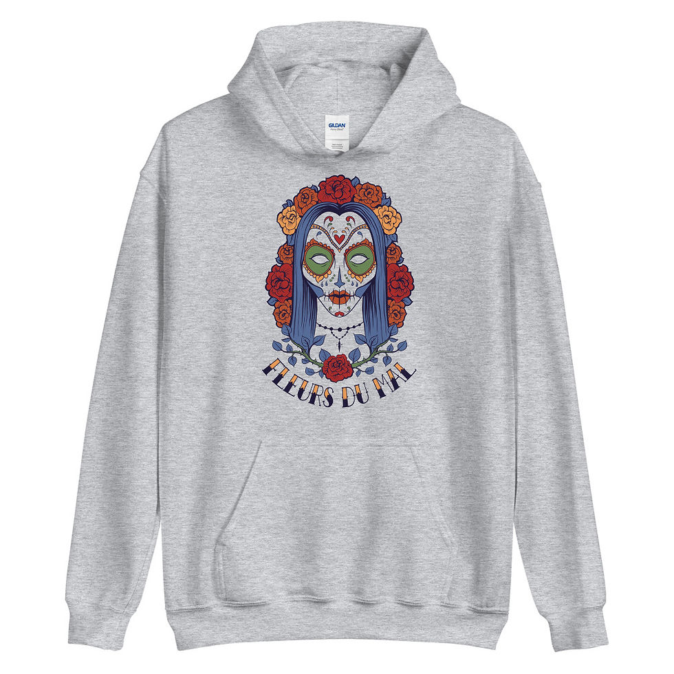 Thumbnail: Dia de Muerte Skull 669 Hoodie