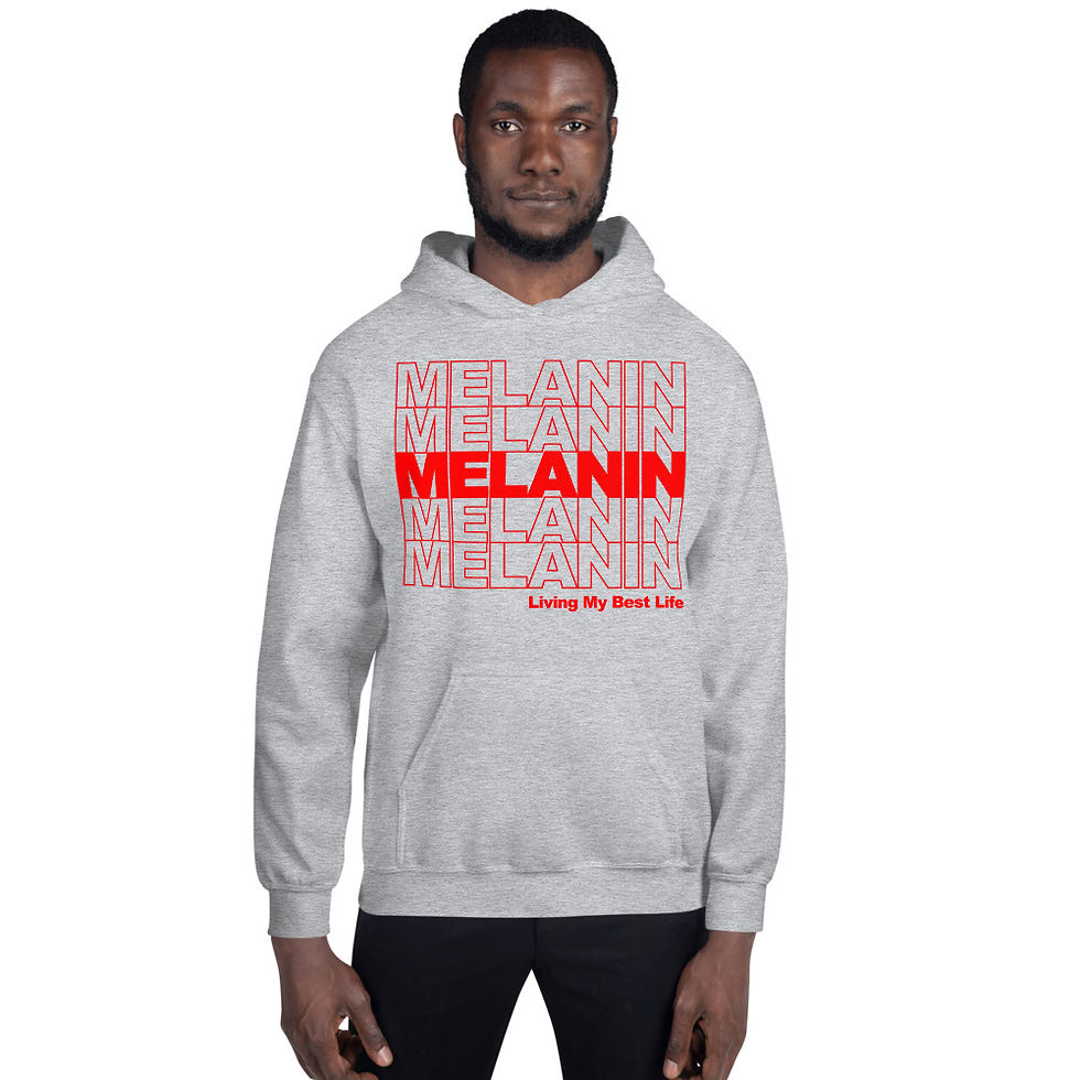 Thumbnail: Melanin Living My Best Life Hoodie
