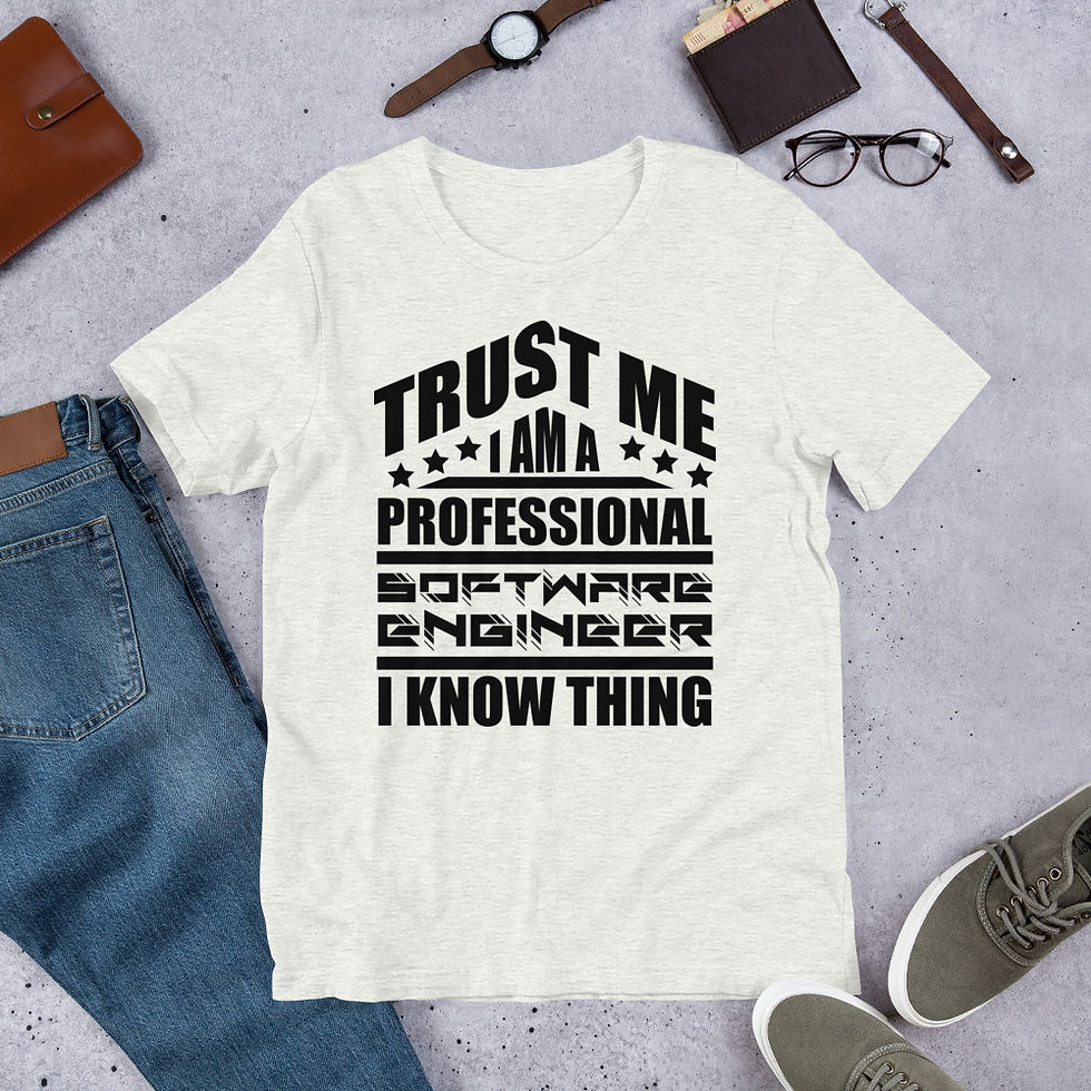 Thumbnail: Trust-me-i-am-a-professional-software-engineer-i-know-thing Short-Sleeve T-Shirt