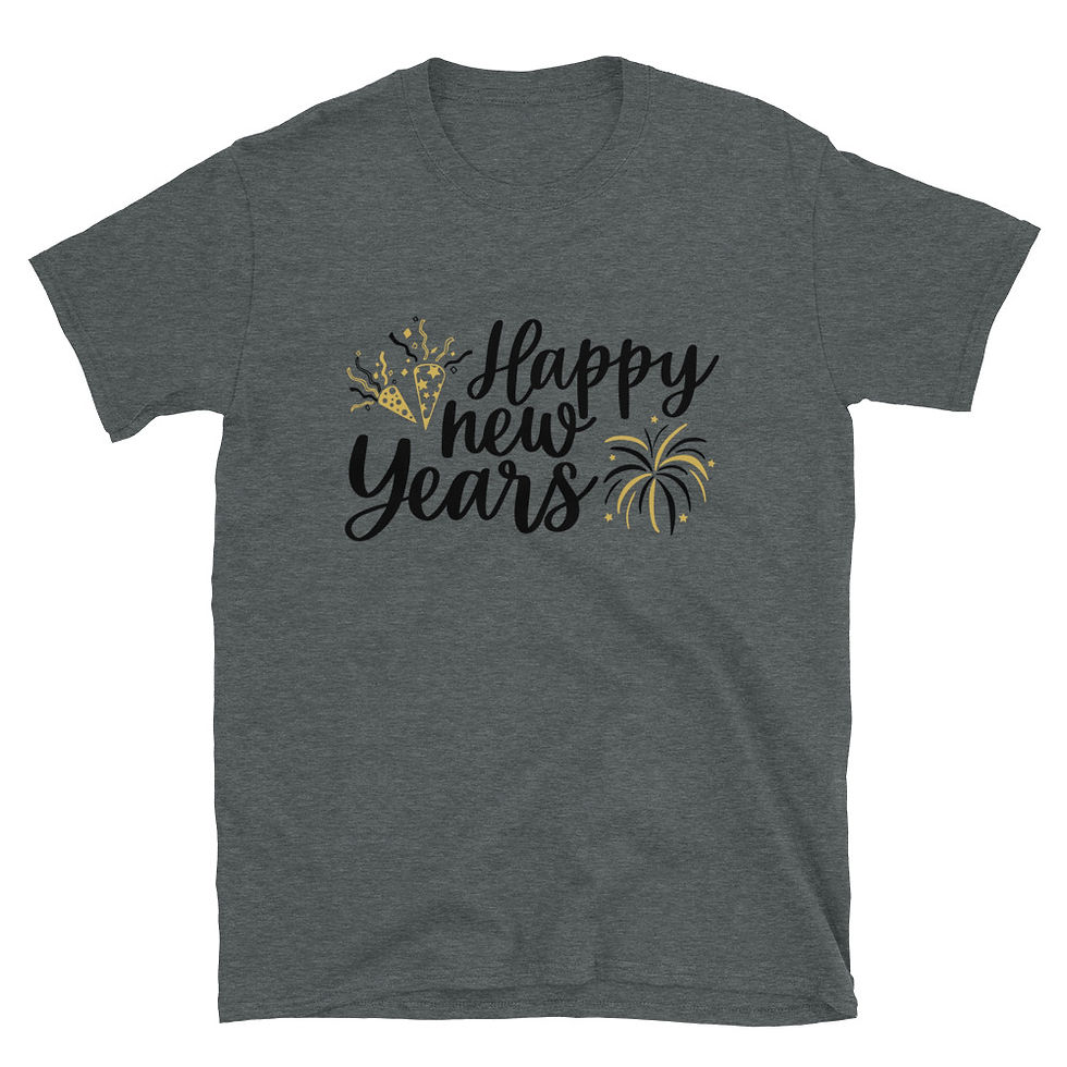 Thumbnail: 3--Happy-new-year Short-Sleeve T-Shirt