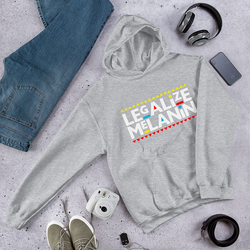 Thumbnail: Legalize Melanin Unisex Hoodie