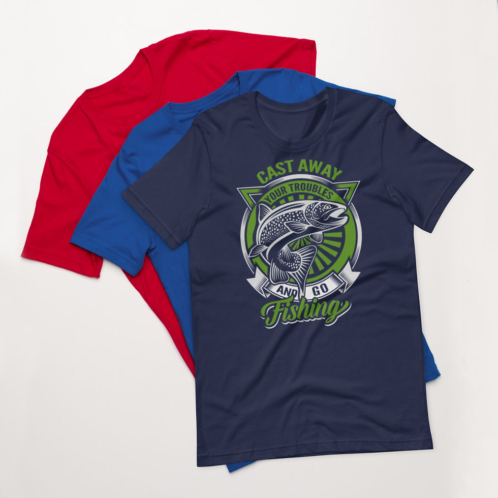 Thumbnail: Trout-fishing-Short-Sleeve Graphic T-Shirt