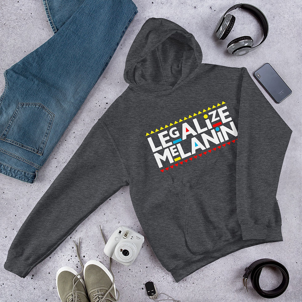 Thumbnail: Legalize Melanin Unisex Hoodie