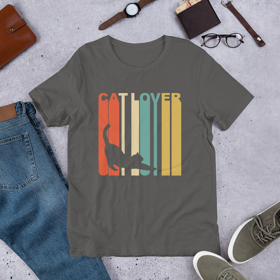 Thumbnail: Cat Lover Short-Sleeve Graphic T-Shirt