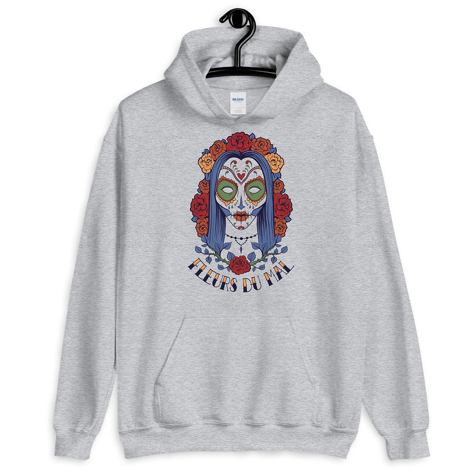 Thumbnail: Dia de Muerte Skull 669 Hoodie