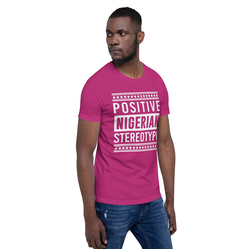 Thumbnail: "Positive Nigerian Stereotype" Short-Sleeve  T-Shirt