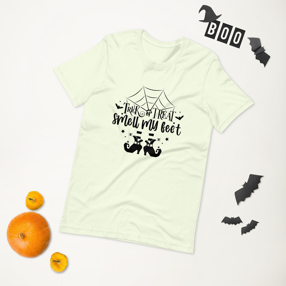 Thumbnail: Trick or Treat Smell My Feet T-shirt