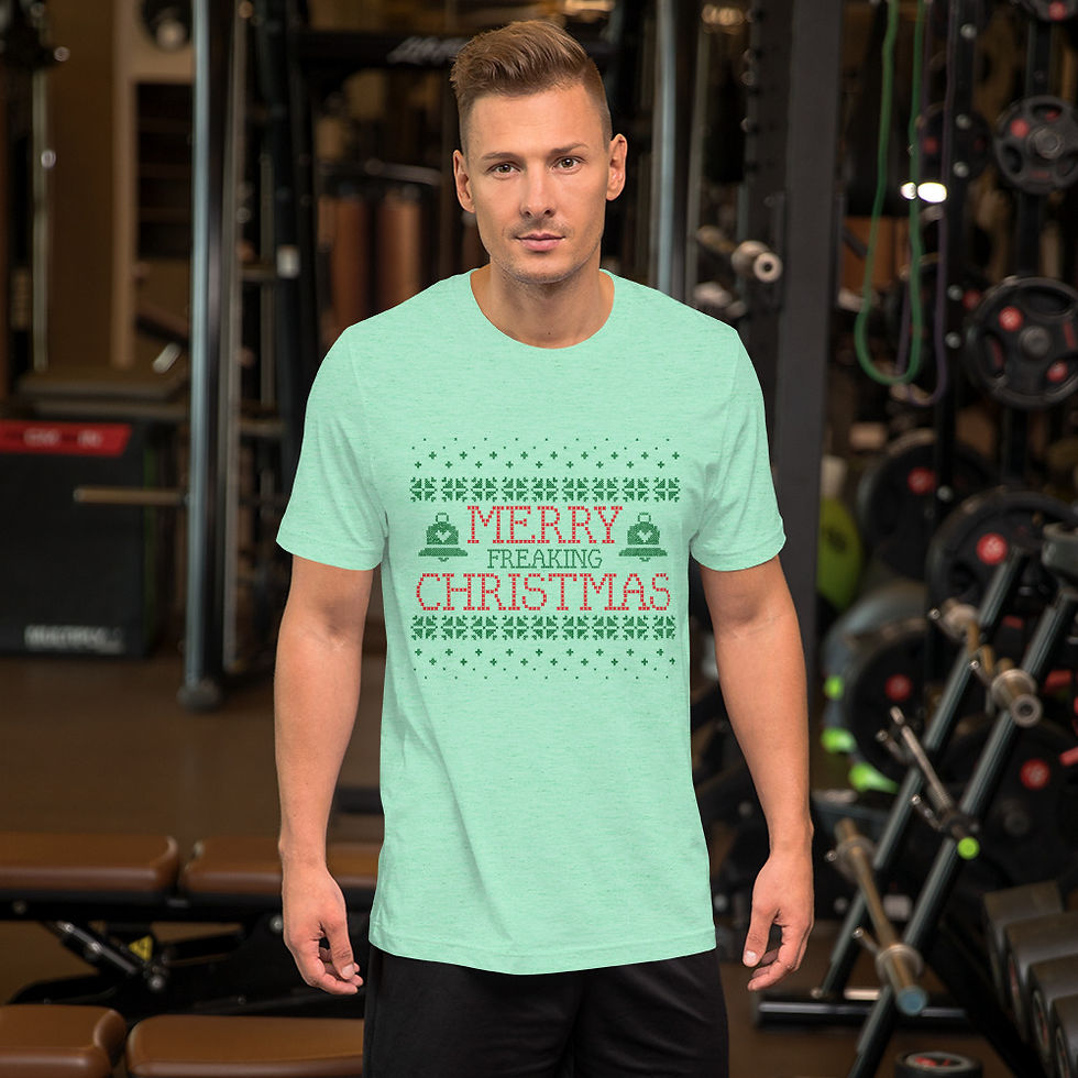 Thumbnail: "Merry Freakin Christmas" Ugly Christmas Sweater Graphic Tee