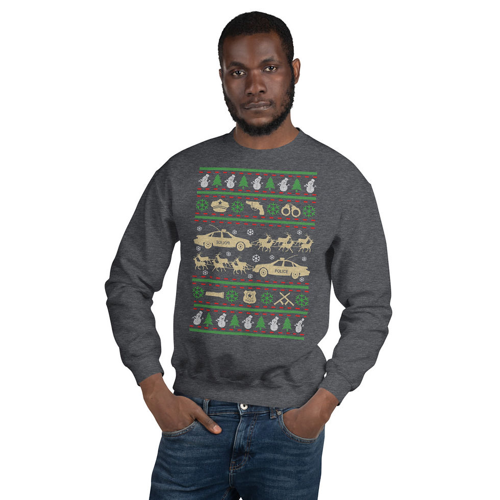 Thumbnail: police-ugly-Christmas-sweater-2 Sweatshirt