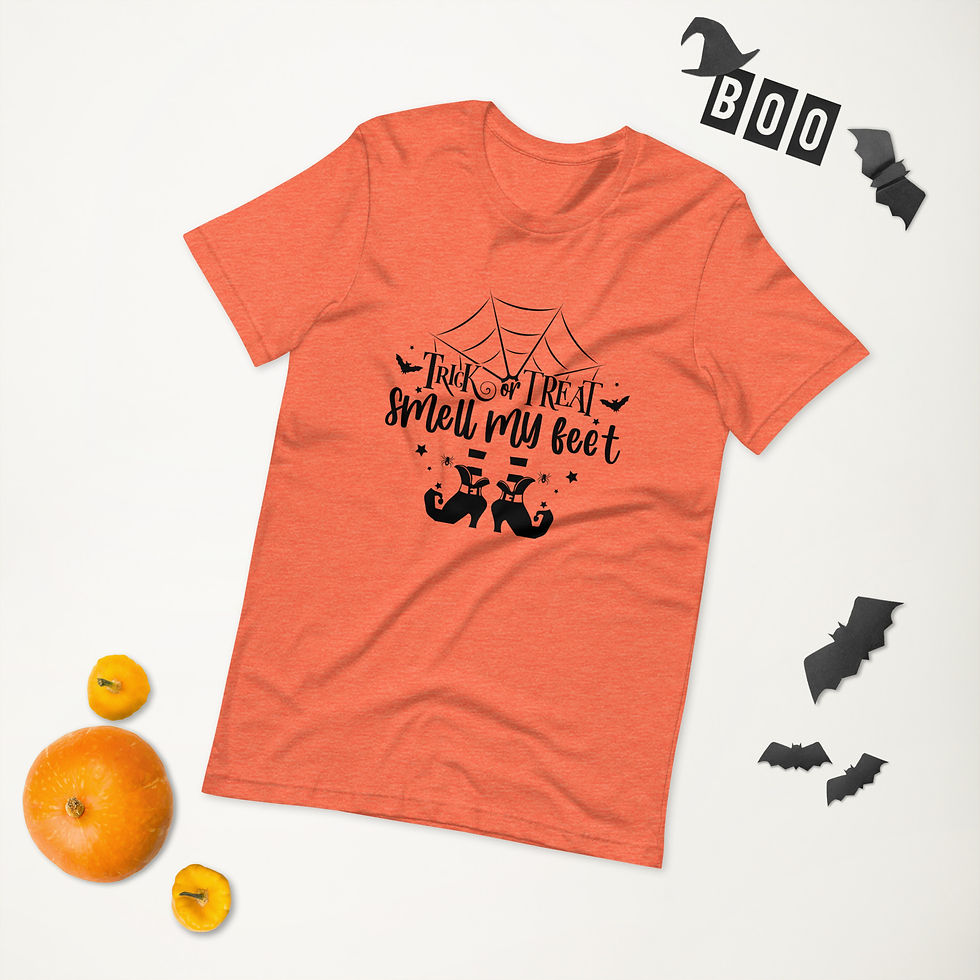 Thumbnail: Trick or Treat Smell My Feet T-shirt
