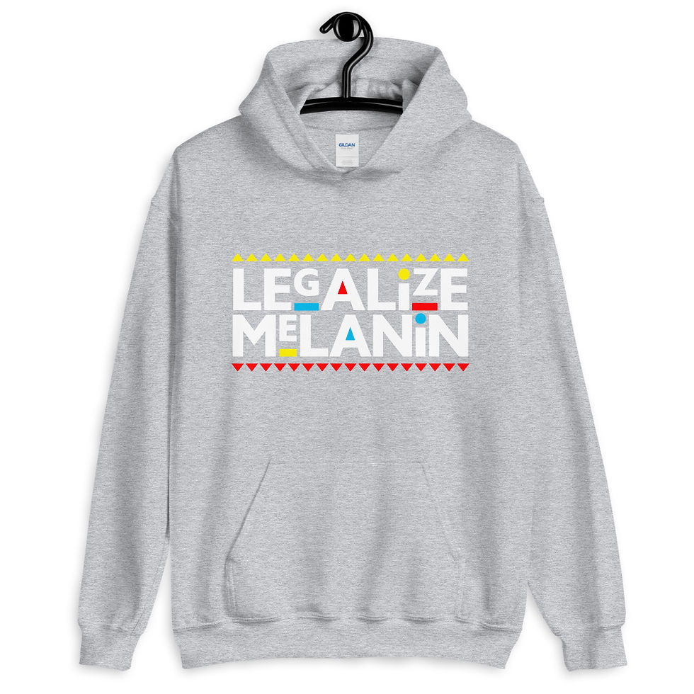 Thumbnail: Legalize Melanin Unisex Hoodie