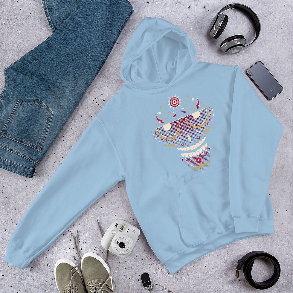 Thumbnail: Dia de Muerte Skull 670 Hoodie