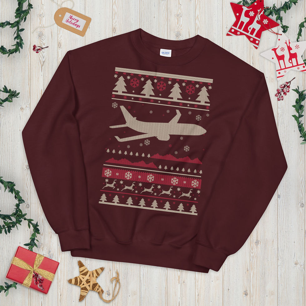 Thumbnail: pilot-ugly-Christmas-Sweater Sweatshirt