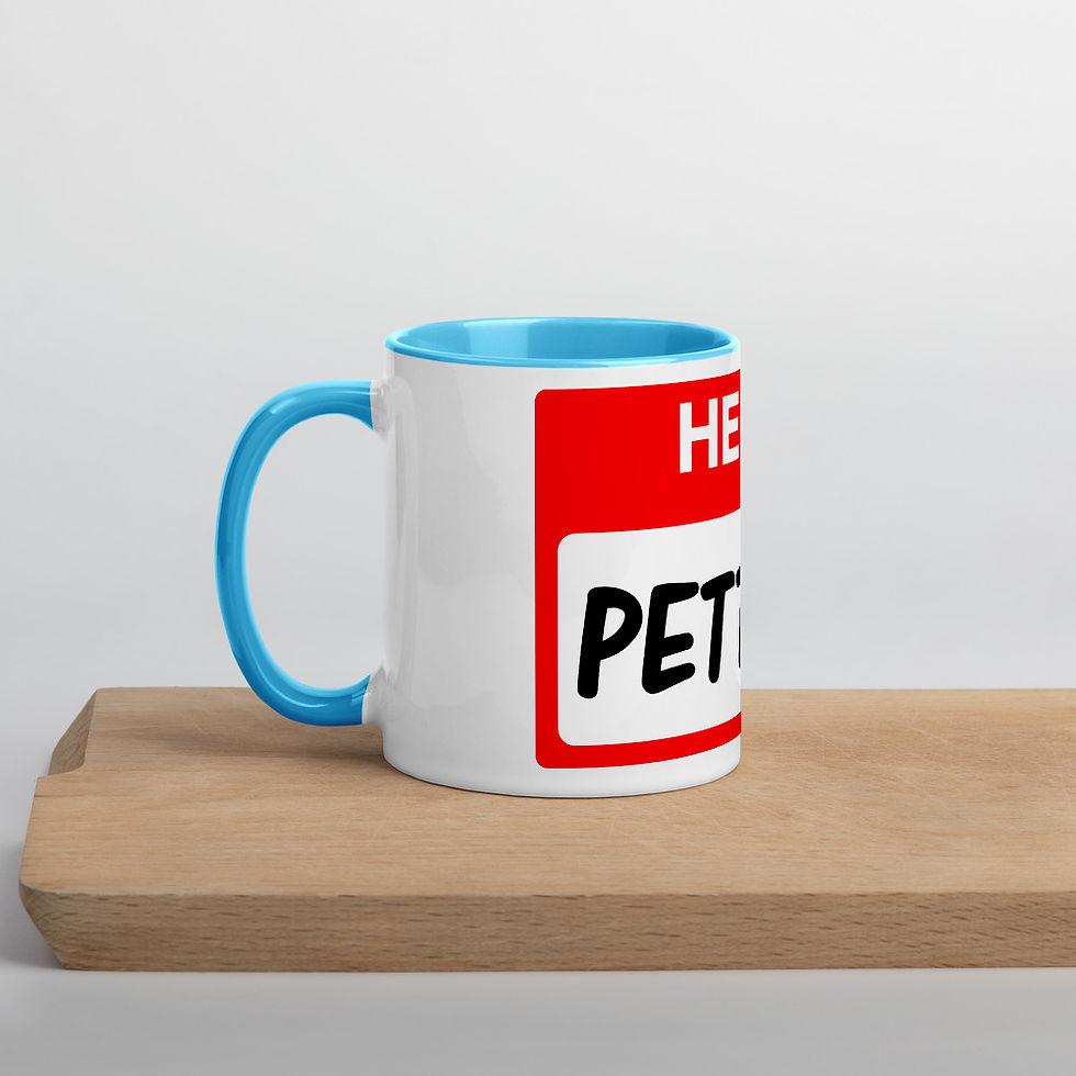 Thumbnail: Hello I'm Petty AF. Mug with Color Inside