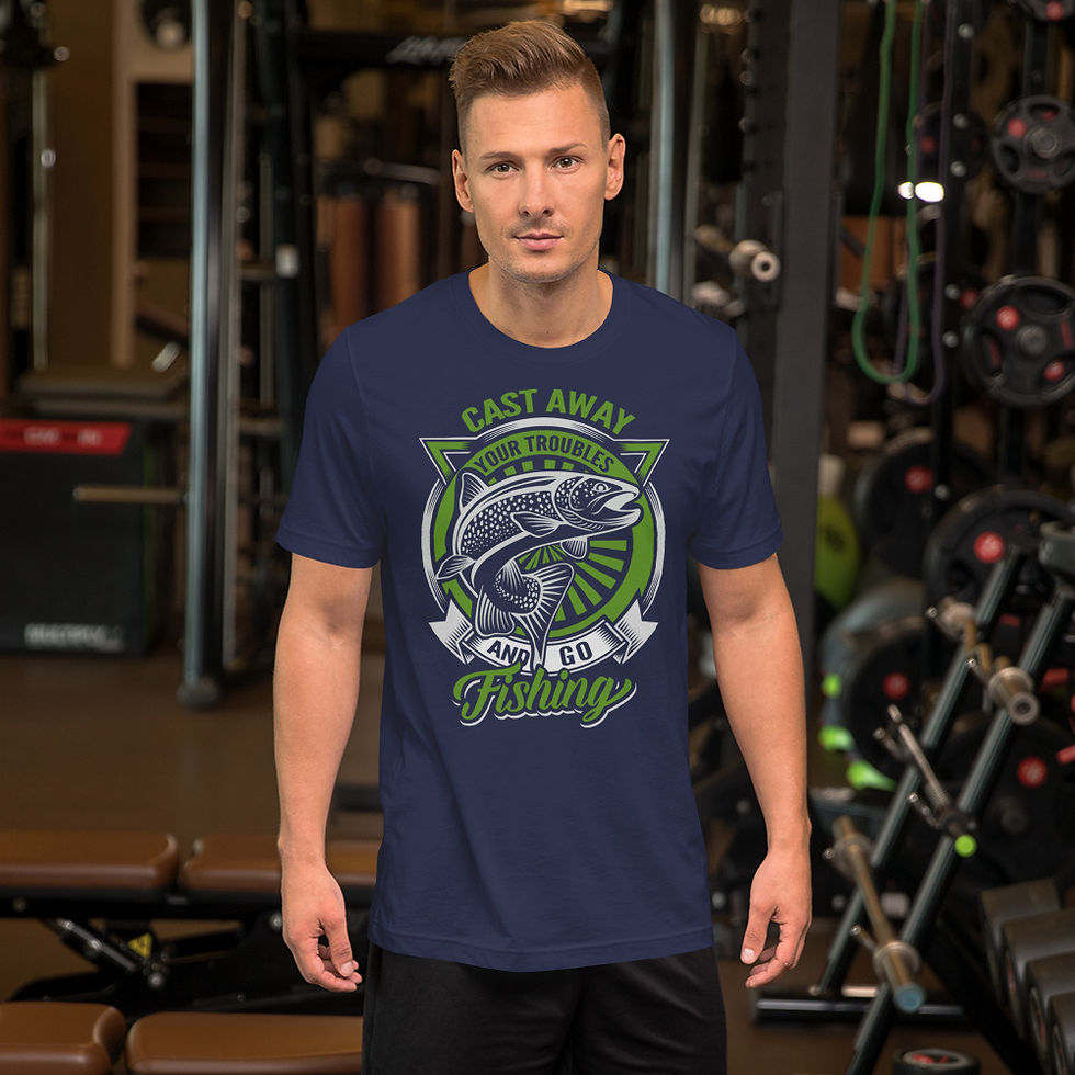 Thumbnail: Trout-fishing-Short-Sleeve Graphic T-Shirt