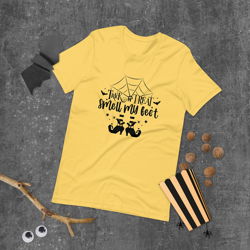 Thumbnail: Trick or Treat Smell My Feet T-shirt