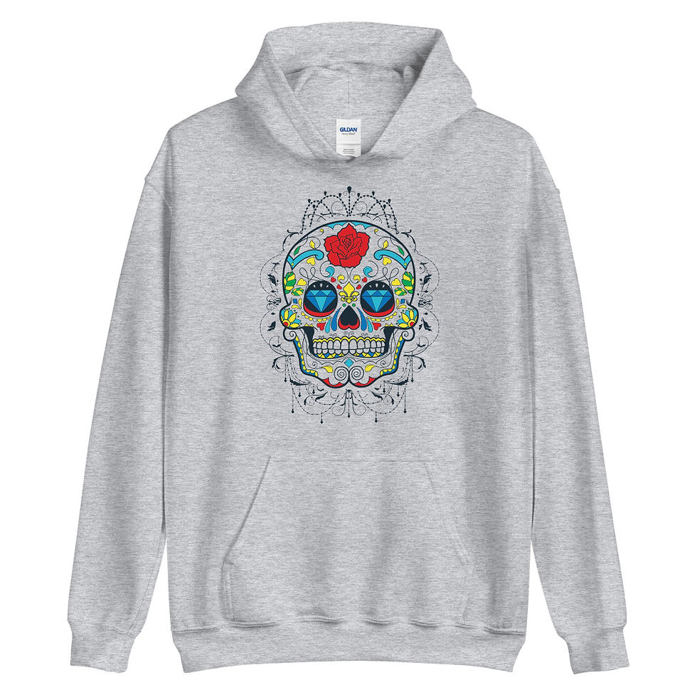 Thumbnail:  Dia de Muerte Skull 623 Hoodie