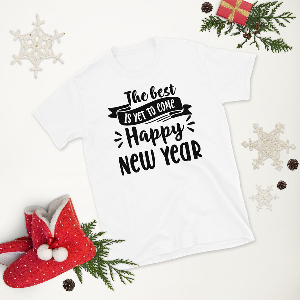 Thumbnail: The-best-is-yet-to-come-Happy-new-Year Short-Sleeve T-Shirt