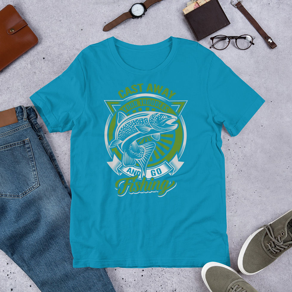 Thumbnail: Trout-fishing-Short-Sleeve Graphic T-Shirt