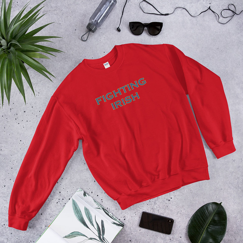 Thumbnail: Notre Dame University Print Sweatshirt
