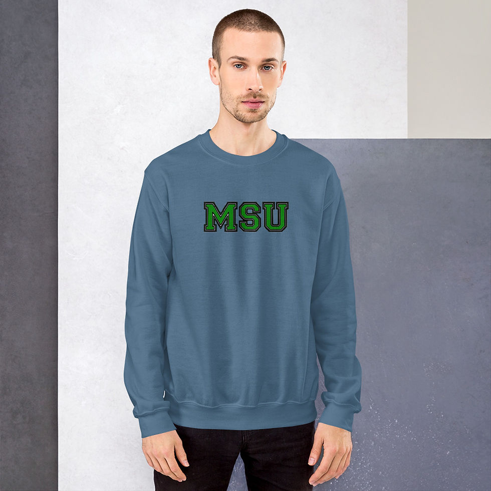 Thumbnail: Michigan State Spartans College Print Sweatshirt
