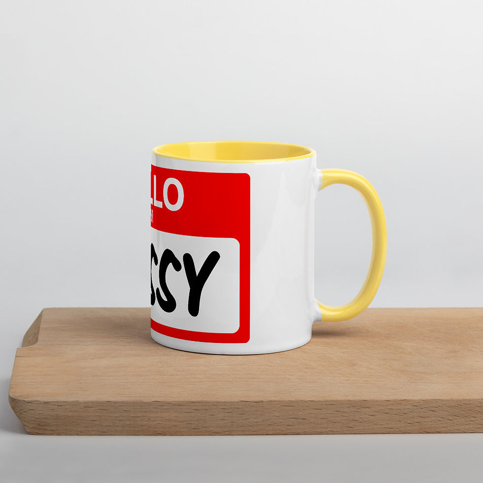 Thumbnail: Hello I'm Bossy. Mug with Color Inside