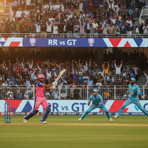 RR vs GT — Balance vs Control in Jaipur