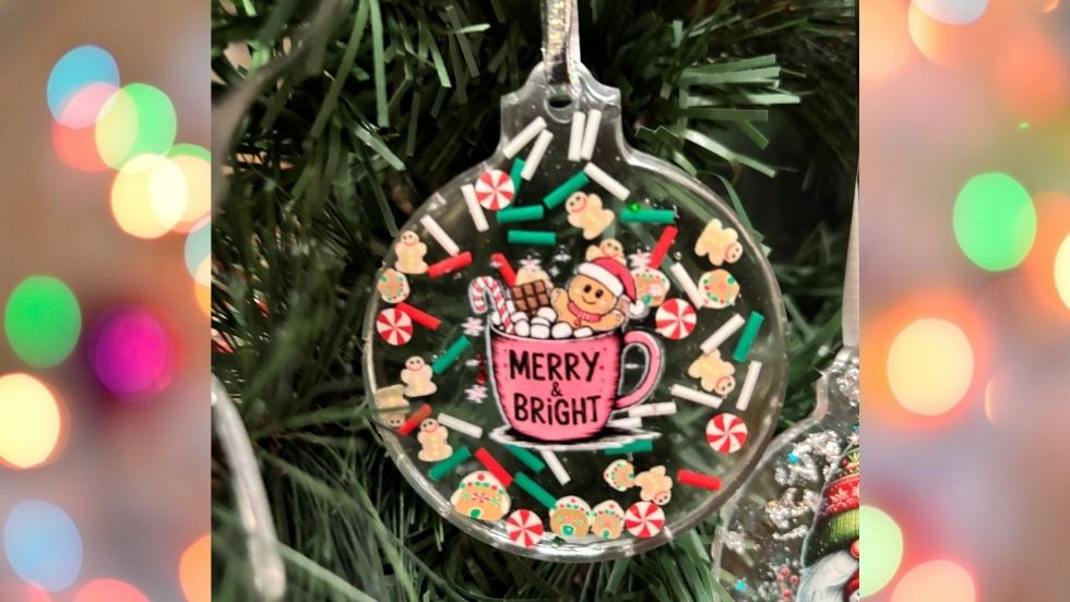 UV Resin Christmas Ornaments
