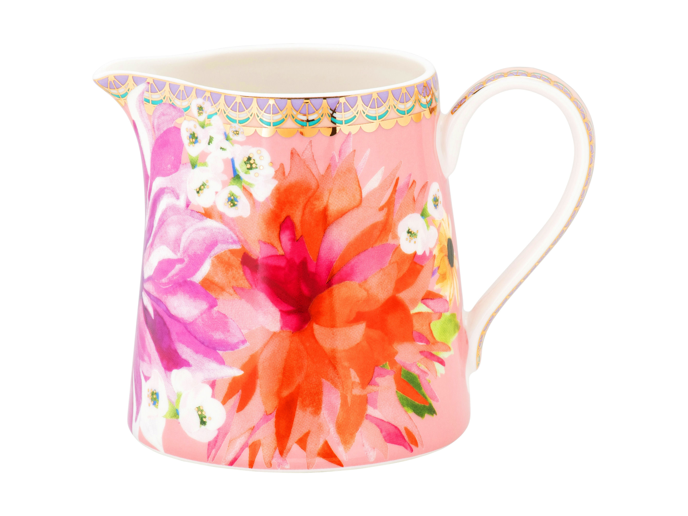 Maxwell and Williams Teas and C's Dahlia Daze Sugar Bowl/Creamer Jug