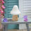 Thumbnail: Mushroom Toadstool Porcelain White LED Light - Large/Small