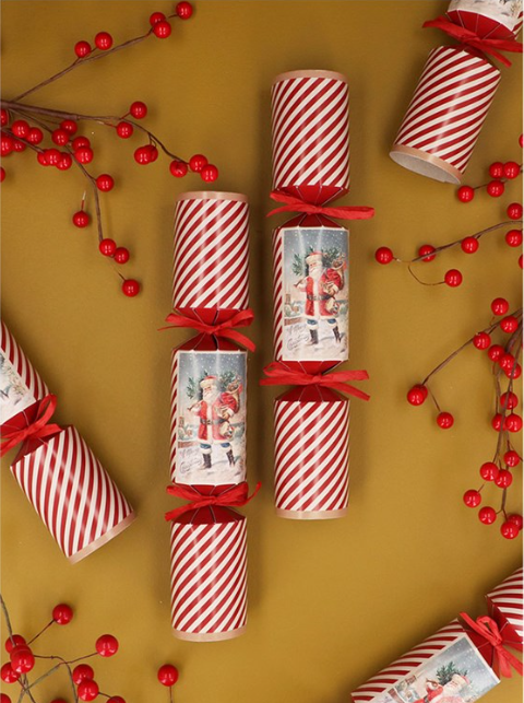 Thumbnail: Gisela Graham Box of Six Crackers -  Four Designs Available