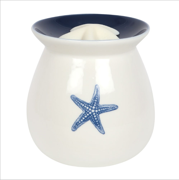  Ceramic Starfish Oil/Wax Burner Gift Set