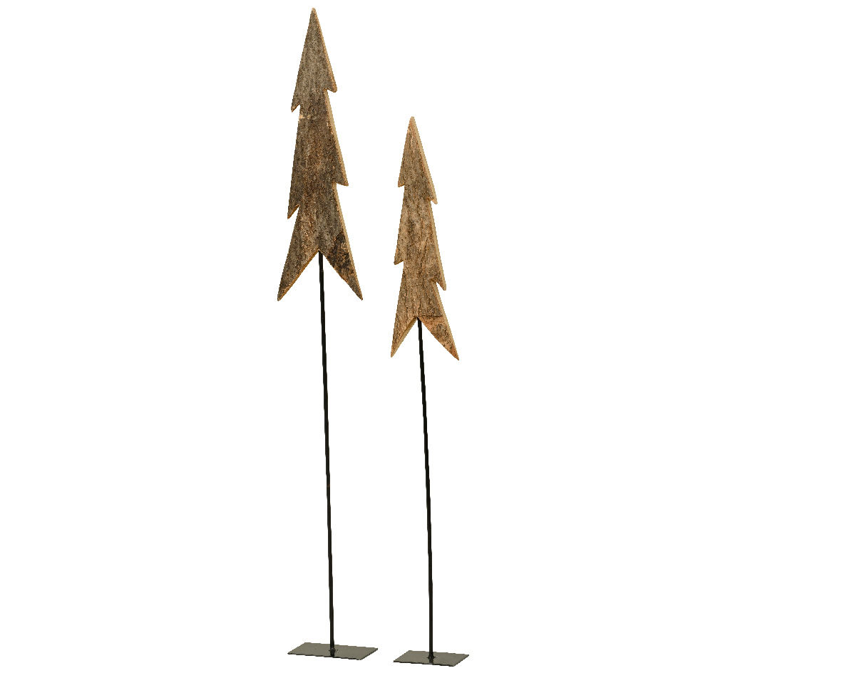Christmas Tall Wooden Scandi Tree - Large or Small