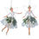 Thumbnail: Gisela Graham Snowdrop Resin Fairy Hanging Decoration - Large or Small