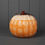 Thumbnail: Ceramic Decorated Orange Pumpkin