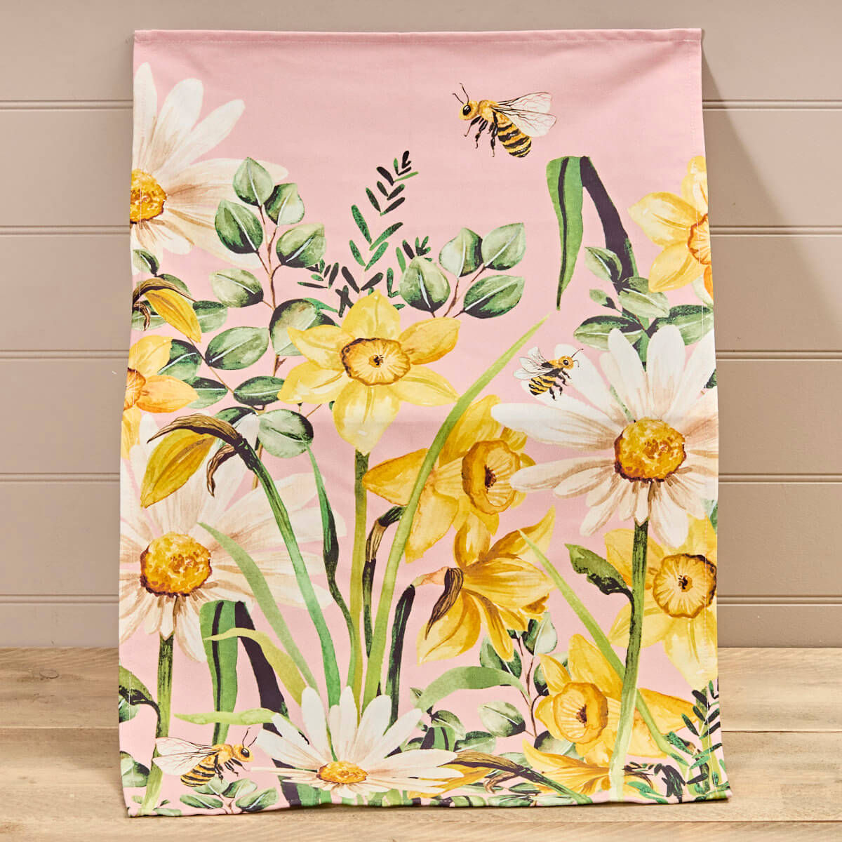 Daffodils and Flowers 100% Cotton Tea Towel/Apron