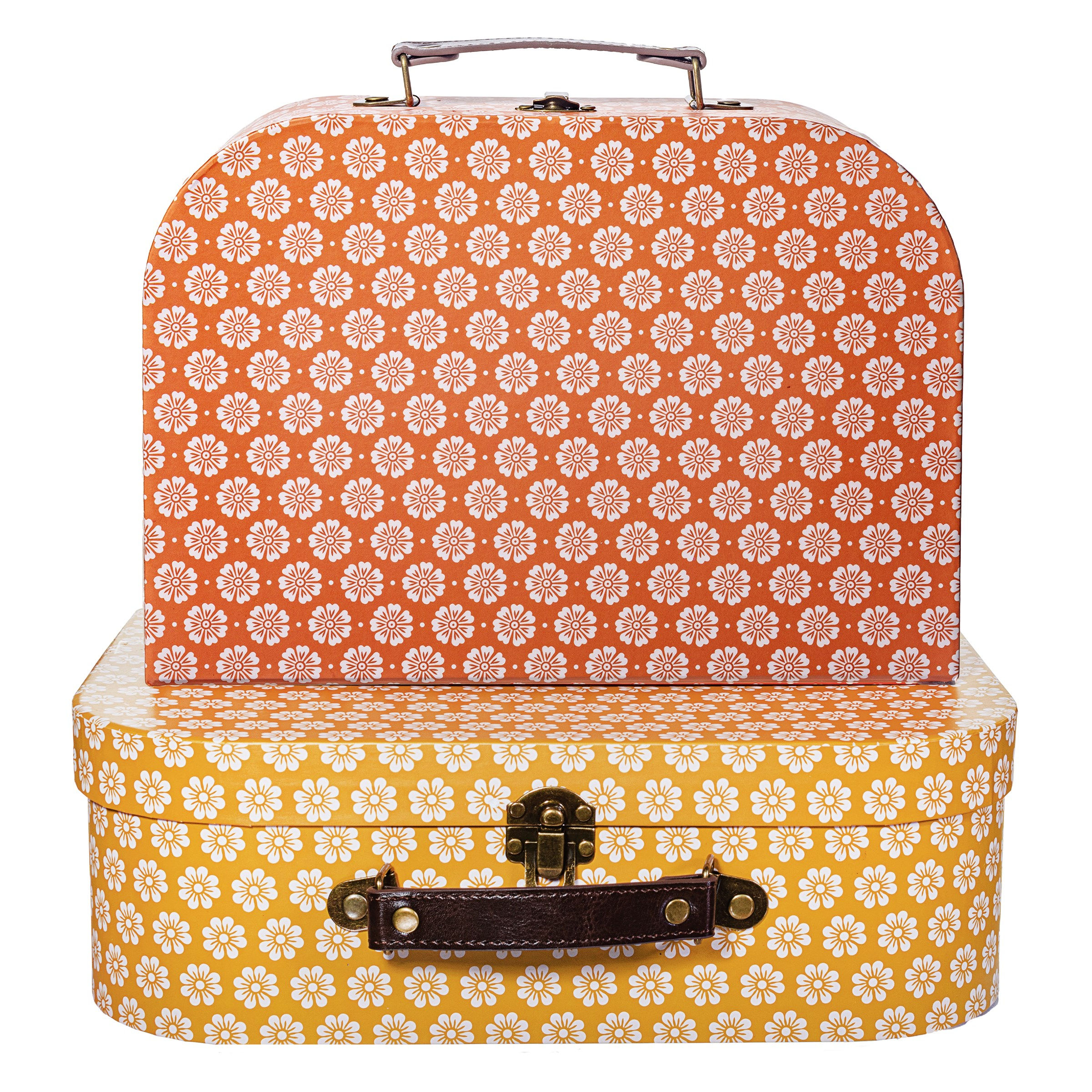 Global Craft Set of Two Storage Suitcases